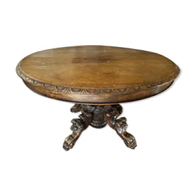 Table ovale style Napoléon - iii
