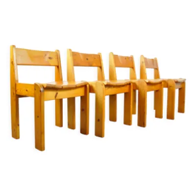 Chaises de salle à manger - pin 1970
