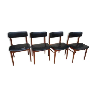 Serie de 4 chaises scandinaves - chrobat