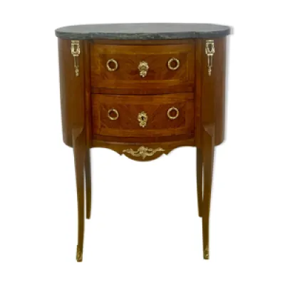 Commode ronde toutes - marqueterie