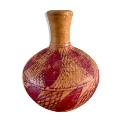Vases berbère en terre - cuite peinte