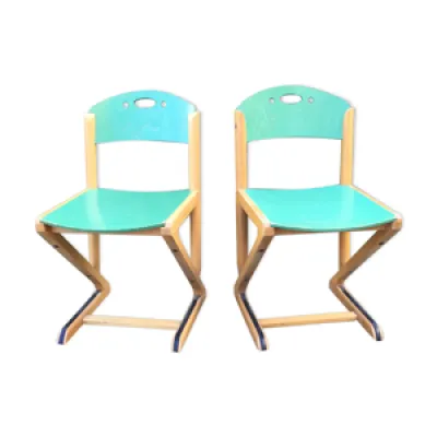 Chaises vintage en hêtre - 2000