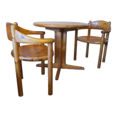 paire de fauteuils et - 1960 table