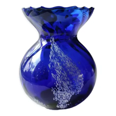 Vase forme boule vintage - verre