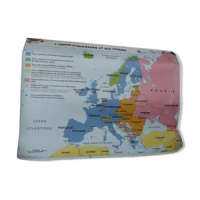 Carte scolaire poster - europe