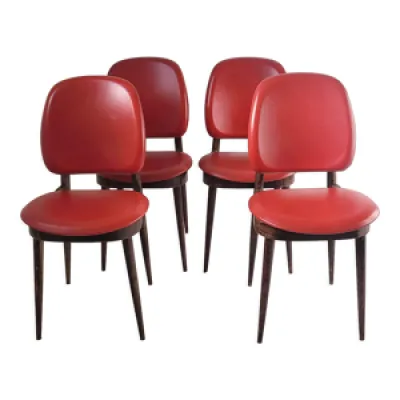 Suite de 4 chaises vintage - 1960 baumann