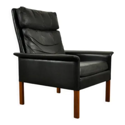 fauteuil en cuir, modèle - danemark