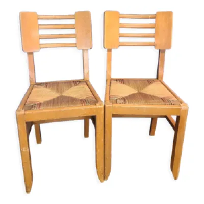 Paire de chaises vintage - vers 1950