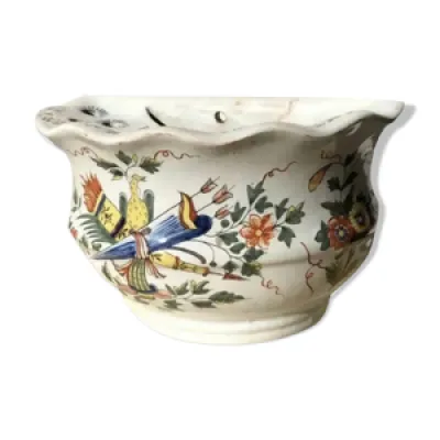 Bouquetière pique fleur - ancien porcelaine