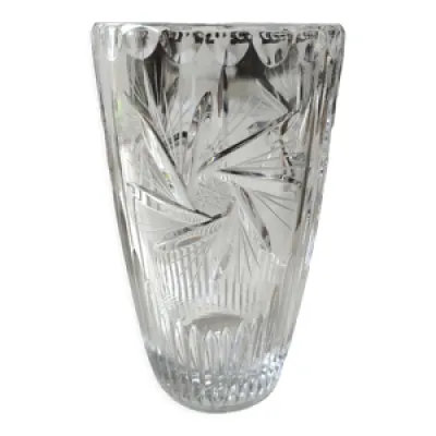 Vase vintage au Design - cristal