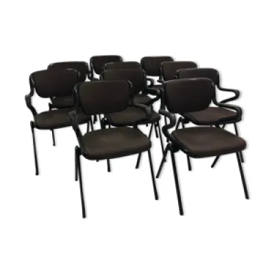 Set de 10 chaises Vertebra - anonima