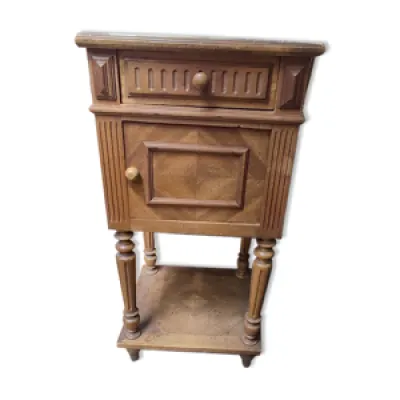 Table de chevet bois - ancienne tiroir
