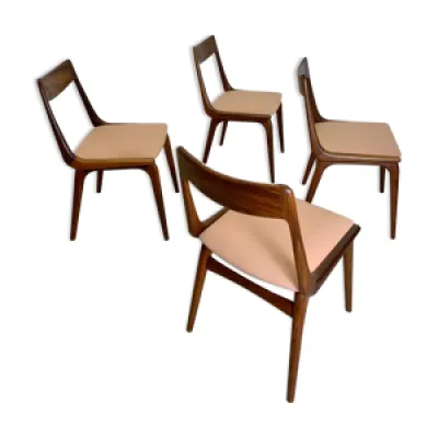 4x alfred Christensen - chaises