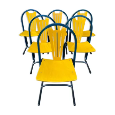 Set de 6 chaises vintage - design