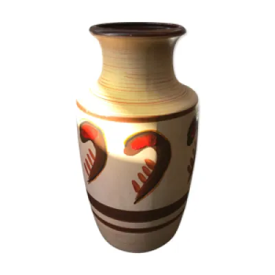 Vase grand modèle céramique - beige