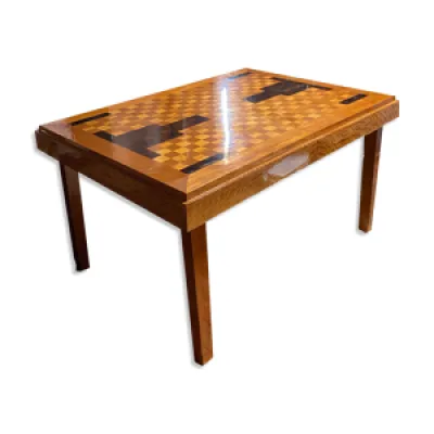 Table art deco restaurée - palissandre