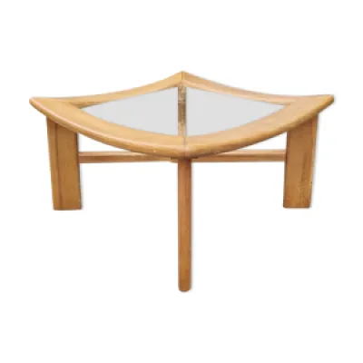 Table basse design scandinave, - bois massif