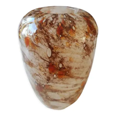 Vase en verre d Art soufflé - inclusions