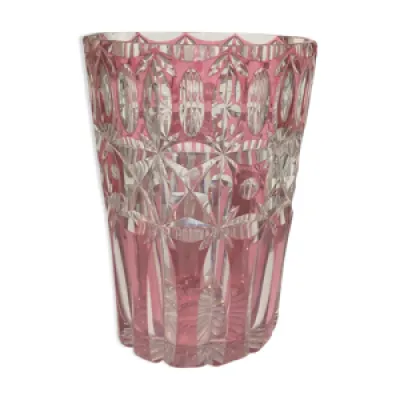 Vase cristal val saint - lambert