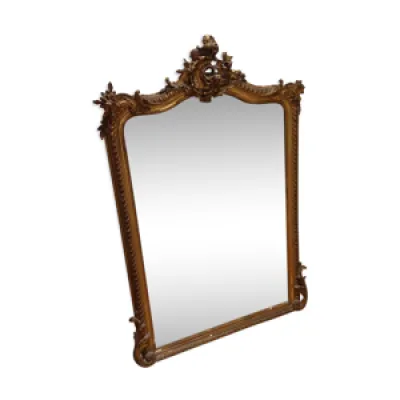 miroir trumeau ancien - bois