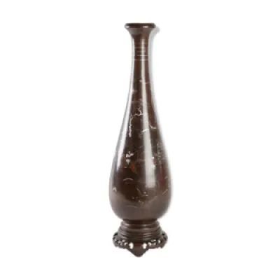 Vase vietnamien en bronze - cuivre