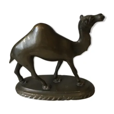 Statuette de dromadaire - bronze laiton