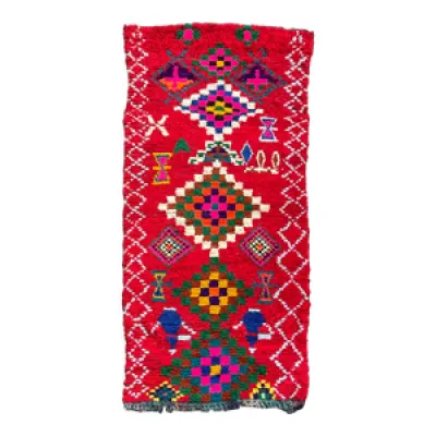 tapis Berbère Marocain - boucherouite