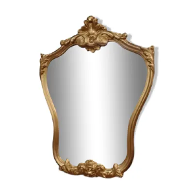 miroir rococo doré