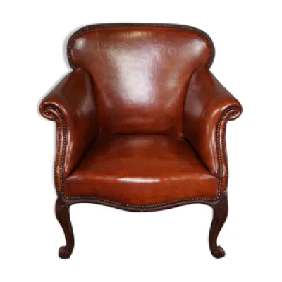 fauteuil ancien en cuir