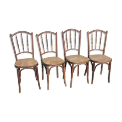 Série de 4 chaises bistrot - fin