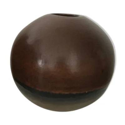 Vase sphère bicolore