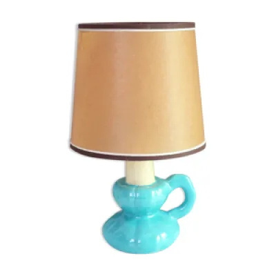 Lampe en céramique bleue - 60 forme