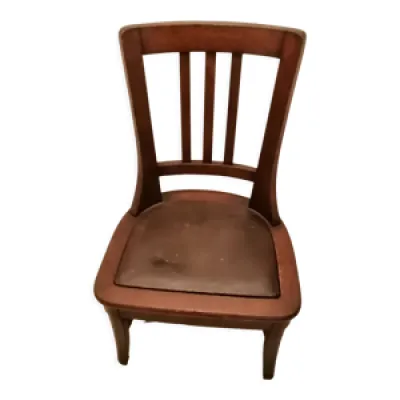 chaise d'aisance en bois - ancienne