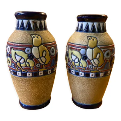 Paire de vase art-deco - amphora