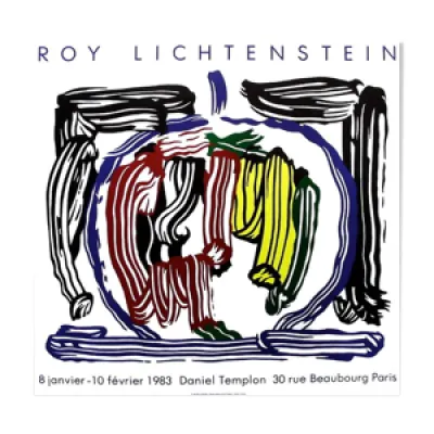 Affiche roy Lichtenstein