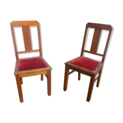 Paire de chaises art