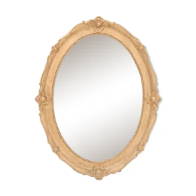 miroir ovale antique - cadre