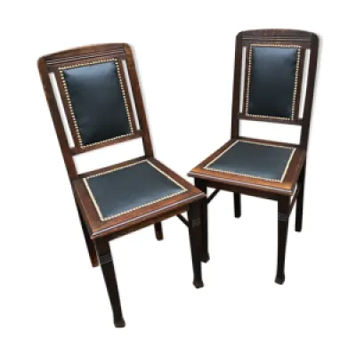 Paire de chaises art - 1930