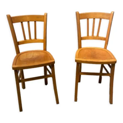 paire de chaises bistrot