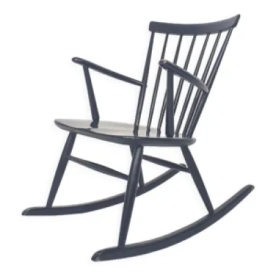 chaise berçante à dossier - danemark 1960