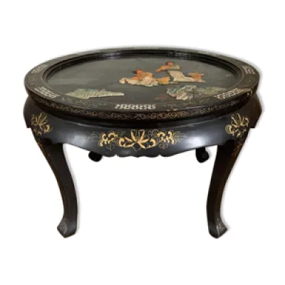 Table basse chinoise - noire