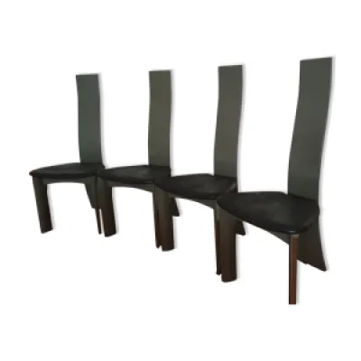 Lot de 4 chaises design - tranekaer danemark
