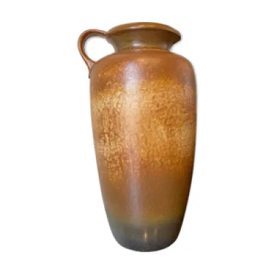 Vase en céramique émaillée - marron