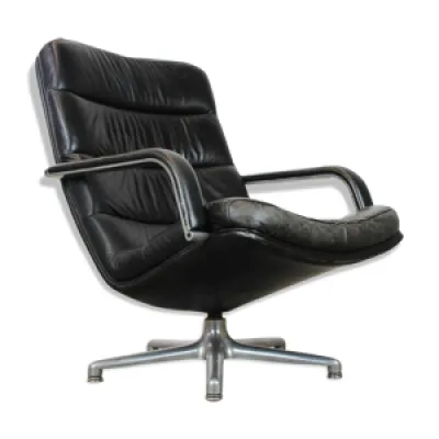 fauteuil F141 en cuir - harcourt artifort