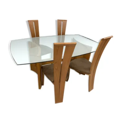 table de salon avec 4 - chaises