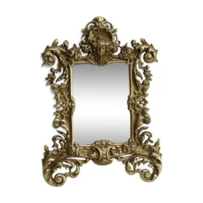 Miroir de table en bronze - iii xixe