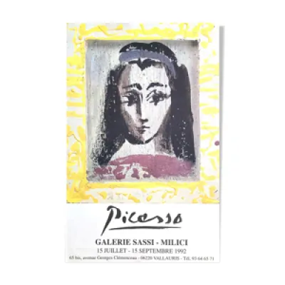 Affiche Picasso Galerie - 1992