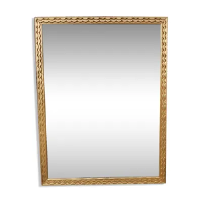 Miroir doré de style - art