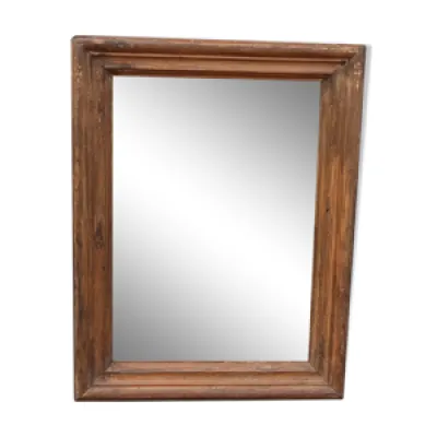 Miroir rectangulaire - ancien bois