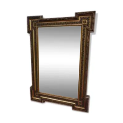 miroir cadre en bois - 90x65cm